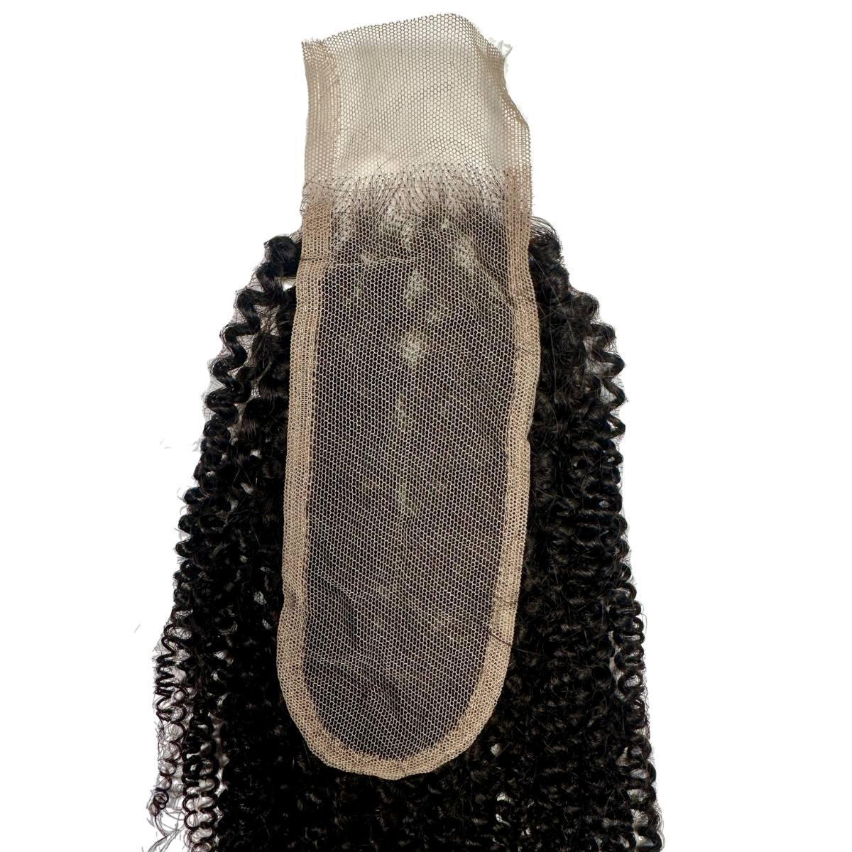 Afro Kinky 2x6 Transparent Lace Human Hair Closure