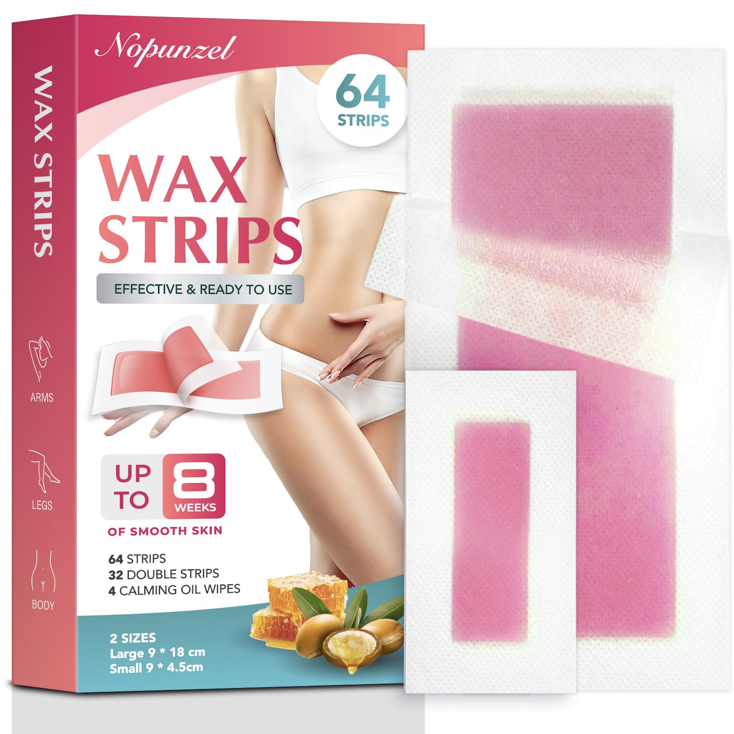 64 Waxing Strips