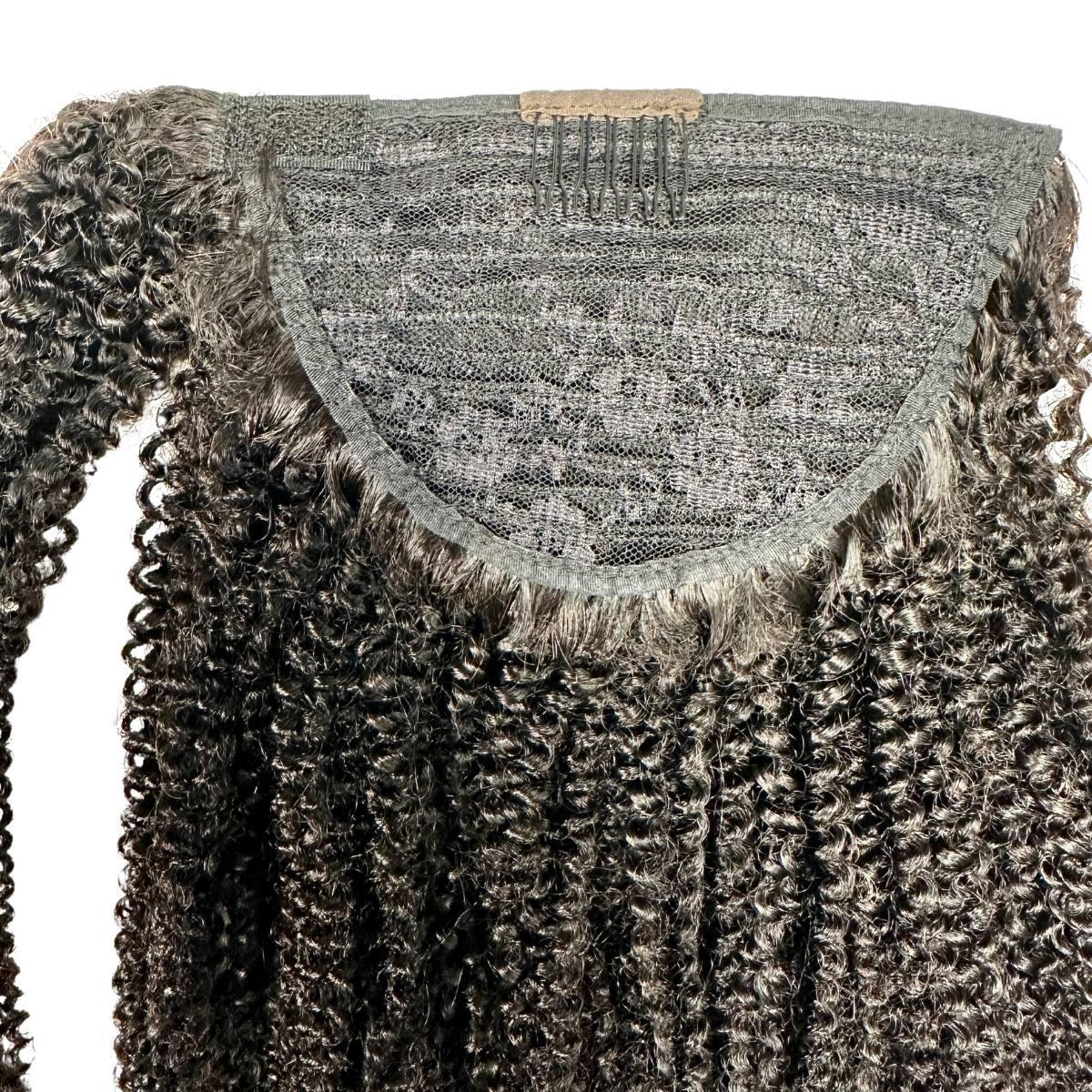 Afro Kinky Curly 100% Human Hair Ponytail Extension