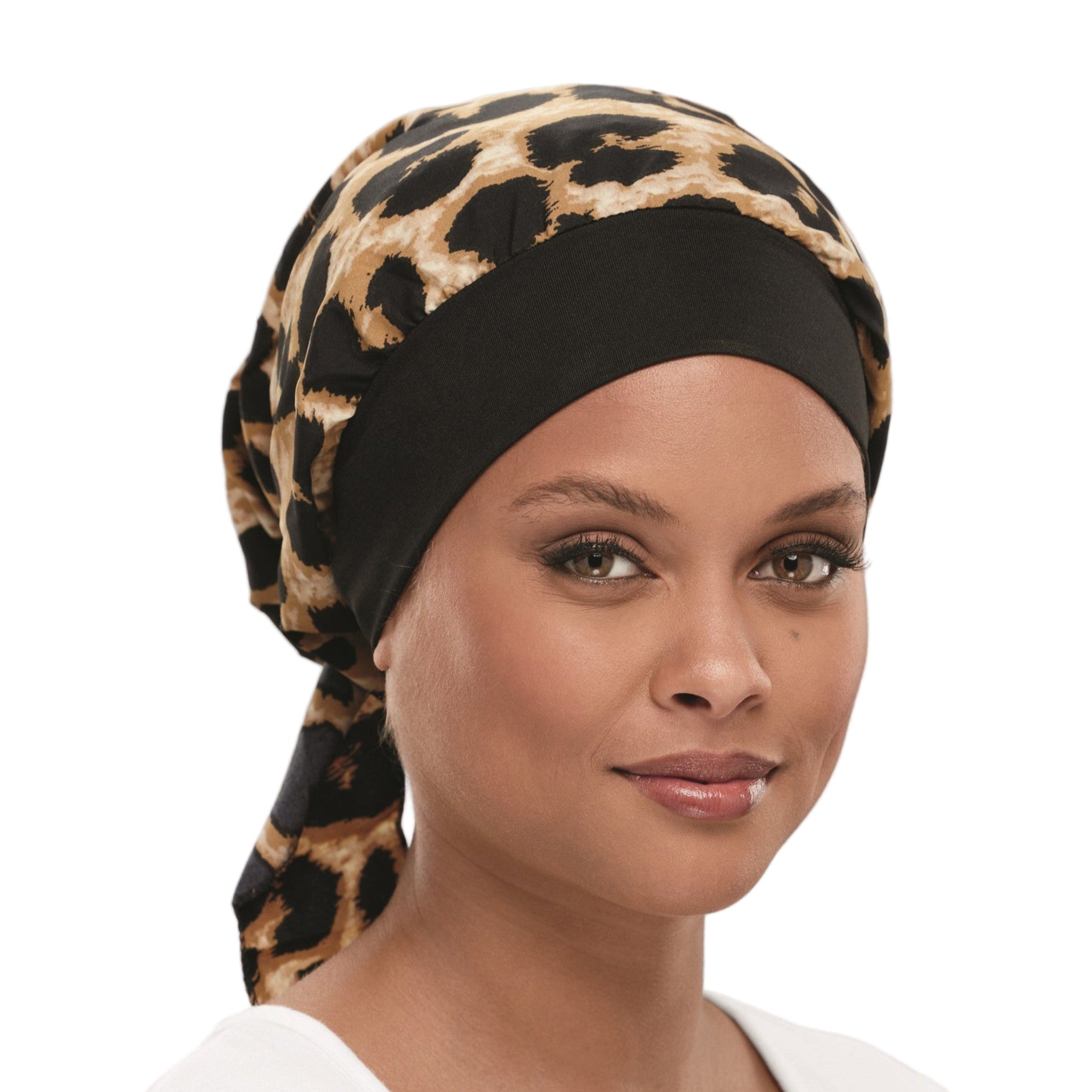 Animal-Print Headscarf by Especially Yours