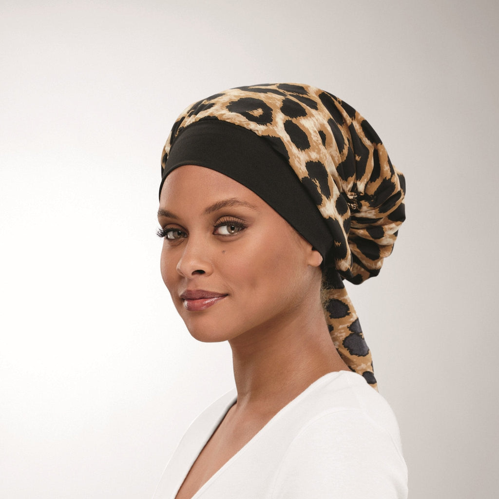 Animal-Print Headscarf by Especially Yours
